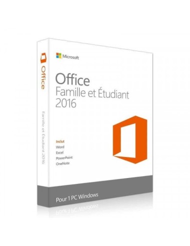   Microsoft Microsoft Office 2016 Famille et Etudiant