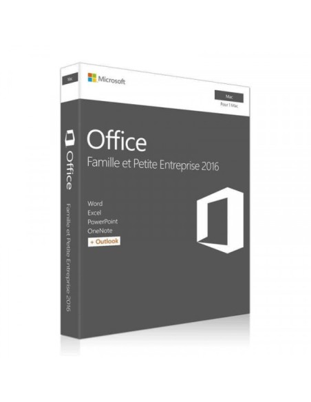 Microsoft Office 2016 Famille et Petite Entreprise pour Mac